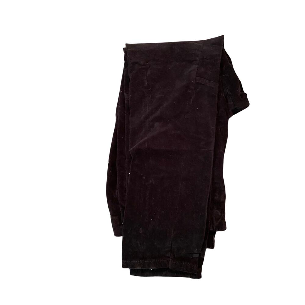 Sanctuary Anthropologie Velour Navy Pants Sz 30 Zip Ankle Slim Fit - Picture 3 of 7